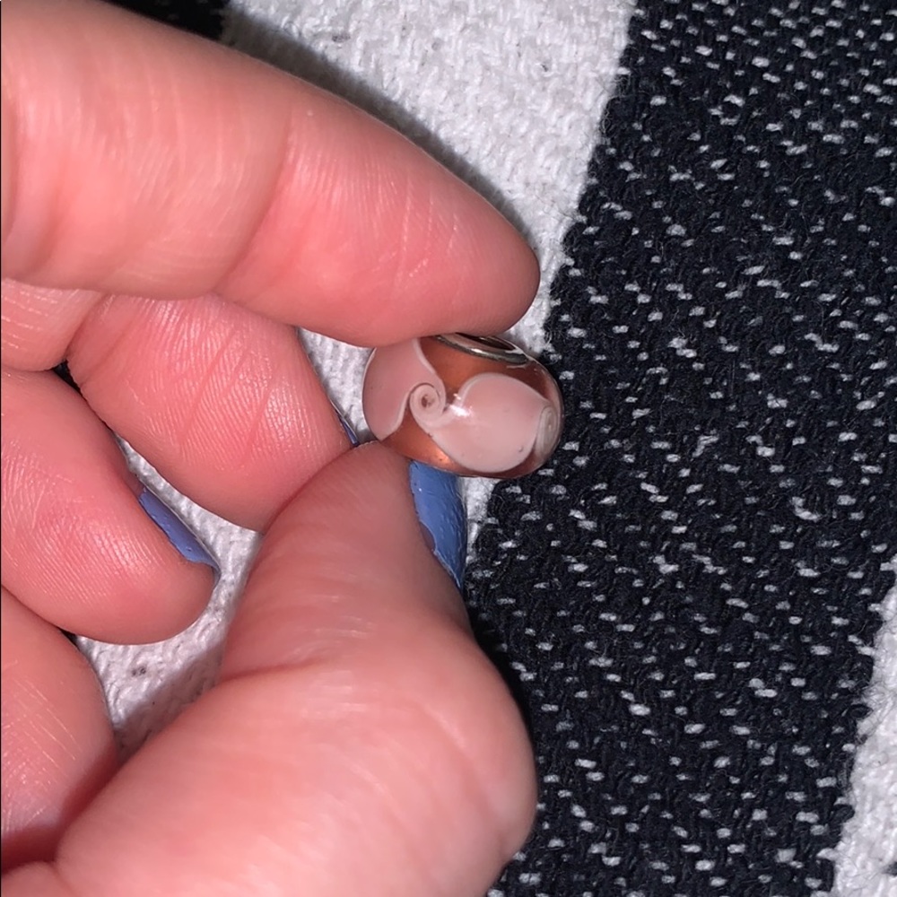 4/$20 Pink Sterling Silver Charm